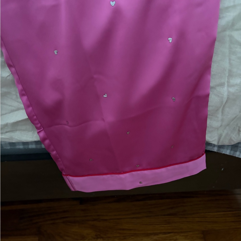 Victoria's Secret Fuchsia Satin Pajama Pant Set - Picture 5 of 5